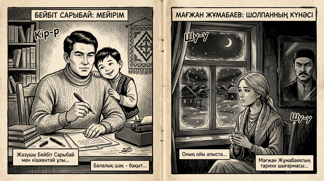 Бейбіт Сарыбай Мейірім vs Мағжан Жұмабаев Шолпанның күнәсі